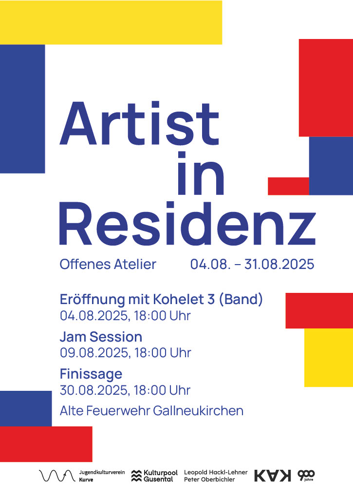 Flyer Artist in Residenz