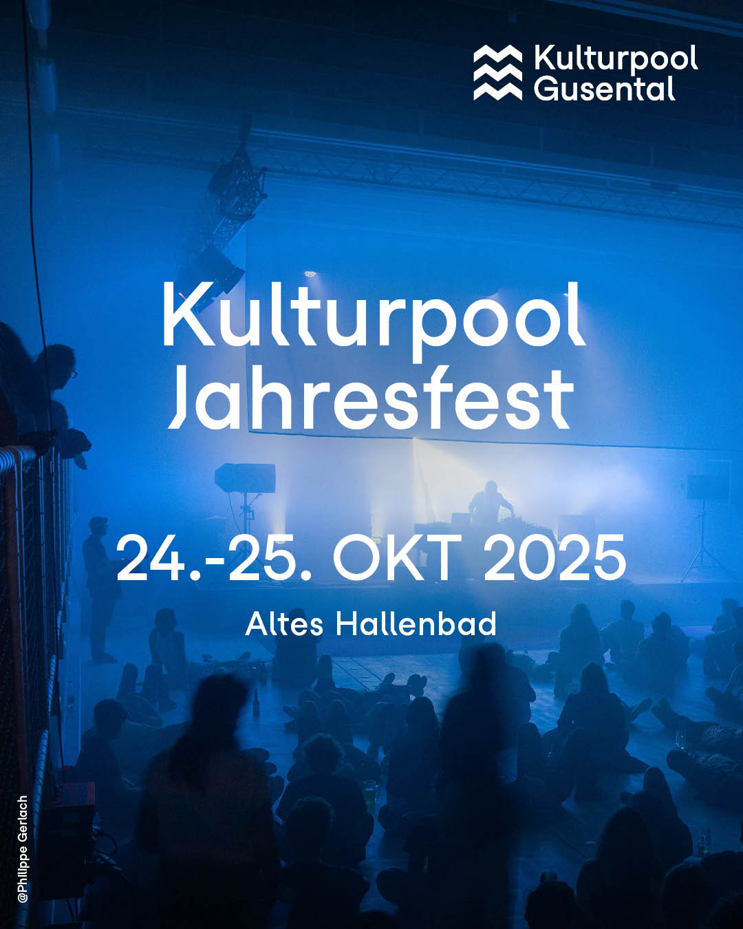 Kulturpool Jahresfest von 24. bis 25. Oktober 2025 im Alten Hallenbad